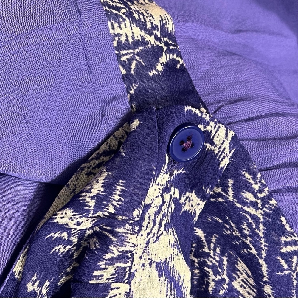 Ba&Sh Ulia Purple Violet Floral Wrap Dress Sz-2 - Picture 7 of 12